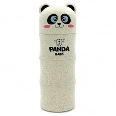 Toothbrush cover wheat straw Eco1shop Panda 19 cm Toothbrush cover wheat straw Eco1shop Panda 19 cm