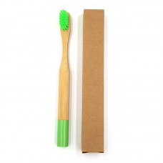 Kids toothbrush bamboo Eco1shop Round Painted bottom
