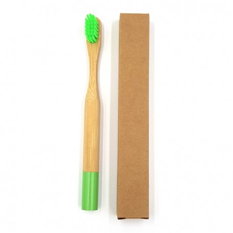 Детская зубная щетка из бамбука Eco1shop Круглая Крашенный низ