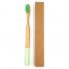 Adult toothbrush bamboo Eco1shop Round Painted bottom Adult toothbrush bamboo Eco1shop Round Painted bottom