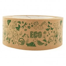 Самоклеящийся крафтовый скотч Eco1shop с рисунком Эко