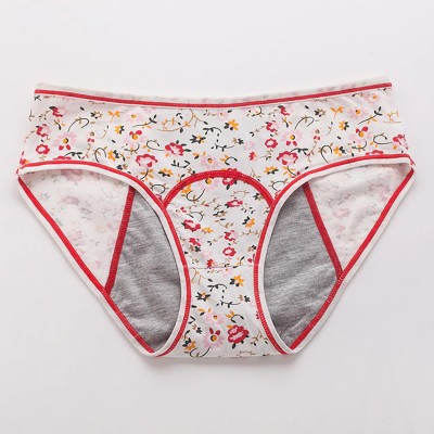 Физиологические трусы для менструации Eco1shop Flower Красный