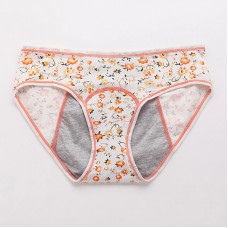 Physiological briefs for menstruation Eco1shop Flower Orange Physiological briefs for menstruation Eco1shop Flower Orange