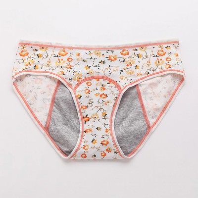 Физиологические трусы для менструации Eco1shop Flower Оранжевый