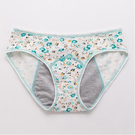 Физиологические трусы для менструации Eco1shop Flower Зеленый