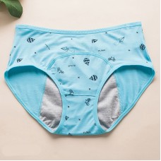 Физиологические трусы подростковые для менструации Eco1shop Cute Голубой