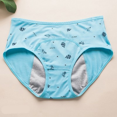 Физиологические трусы подростковые для менструации Eco1shop Cute Голубой