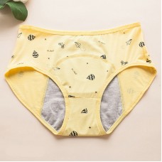 Физиологические трусы подростковые для менструации Eco1shop Cute Желтые