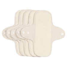 Daily reusable panty liner made of dense cotton with a button with a pocket Eco1shop 18.5 cm