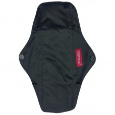 Reusable pad bamboo fiber with coal Eco1shop Black 25 cm