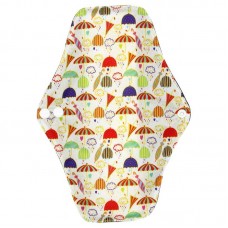 Reusable pad bamboo fiber with coal Eco1shop Wings 25 cm